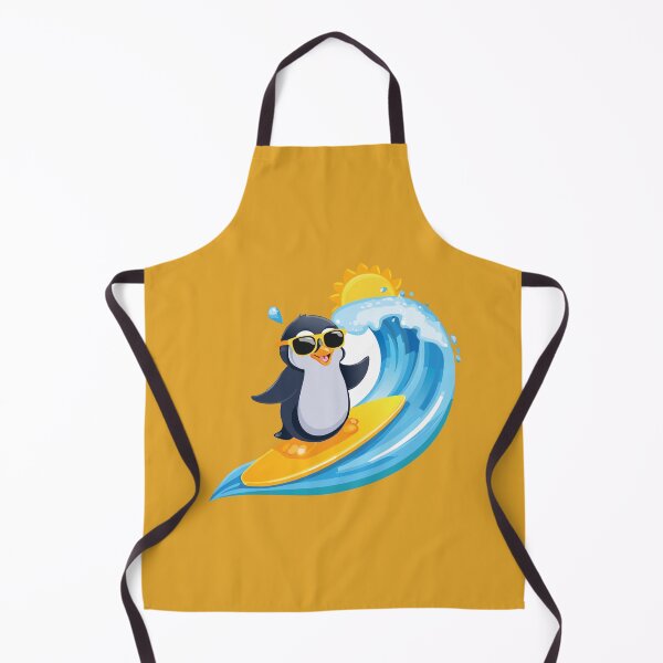 Item preview, Surfer Penguin | Cute Summer Beach Animal | Ocean Wave Rider Fun designed and sold by KAYJAY DESIGNS.