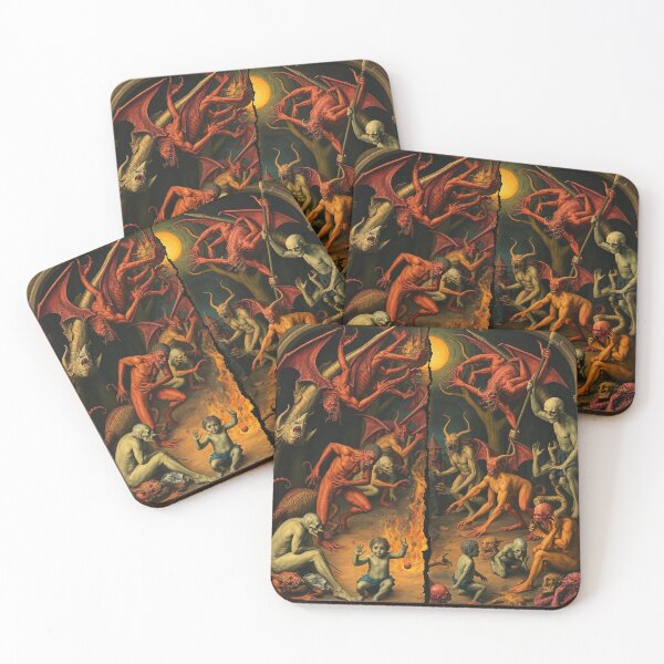 Item preview, The Denizen Demons of Hell a Hellscape cool design designed and sold by Vintage Designs +.