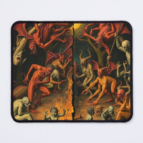 Item preview, The Denizen Demons of Hell a Hellscape cool design designed and sold by Vintage Designs +.