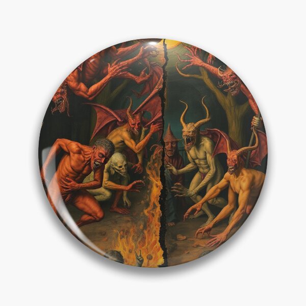 Item preview, The Denizen Demons of Hell a Hellscape cool design designed and sold by Vintage Designs +.