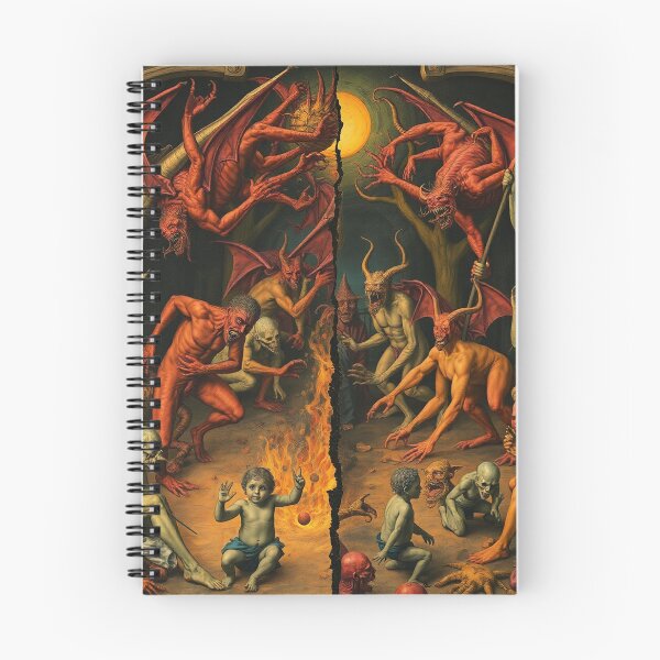 Item preview, The Denizen Demons of Hell a Hellscape cool design designed and sold by Vintage Designs +.