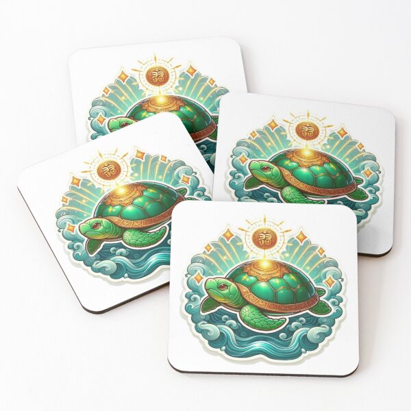 Item preview, Lucky Turtle of Prosperity – Spiritual Animal for Wealth and Longevity designed and sold by WilaStyle.