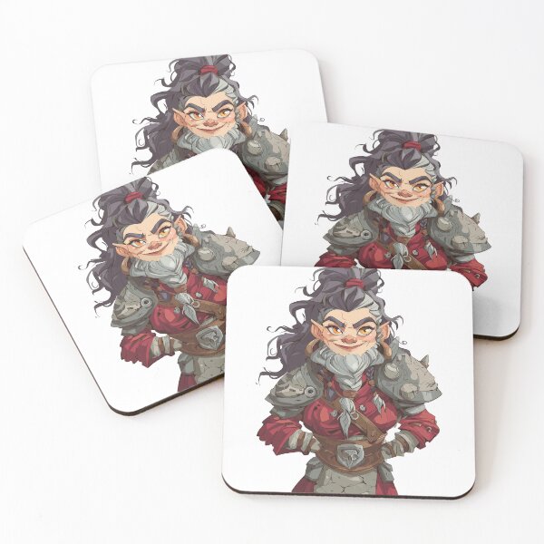 Item preview, Bearded DnD Dwarf designed and sold by bapupa.