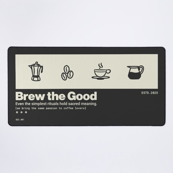 Item preview, Brew the Good – Coffee Label Vintage Style designed and sold by Bizzcuitart.