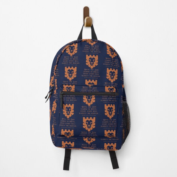 Item preview, African Proverb: Until the Lion learns to write, every story will glorify the hunter. designed and sold by artbleed.