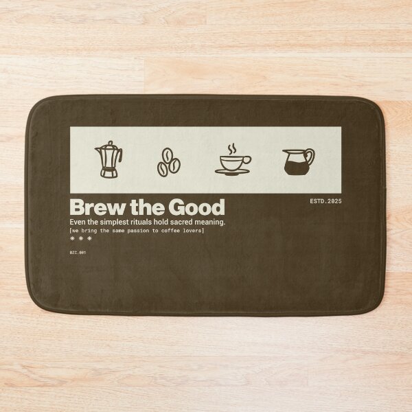 Item preview, Brew the Good – Coffee Label Vintage Style designed and sold by Bizzcuitart.