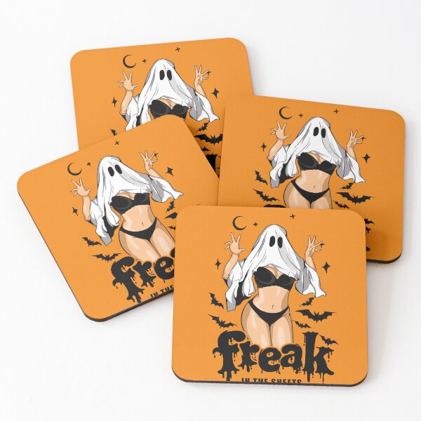Item preview, Freak In The Sheets, Halloween, Creepy Cute designed and sold by vintagearttee.