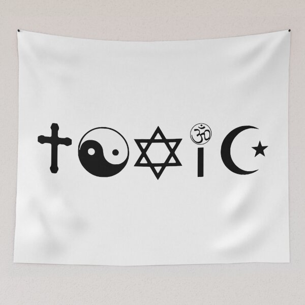 Item preview, Religion Is Toxic designed and sold by Angry Swan Designs.