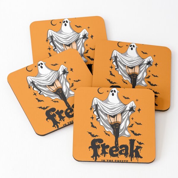 Item preview, Freak In The Sheets, Halloween Funny, Creepy Cute designed and sold by vintagearttee.