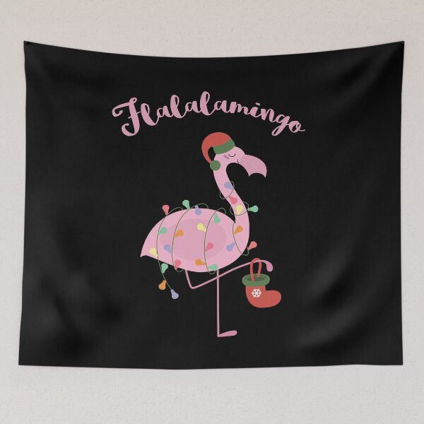 Item preview, Fla la la mingo - Christmas Flamingo designed and sold by fatamyfan1.