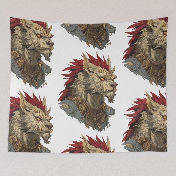 Item preview, Fierce DnD Gnoll RPG Creature Art designed and sold by bapupa.