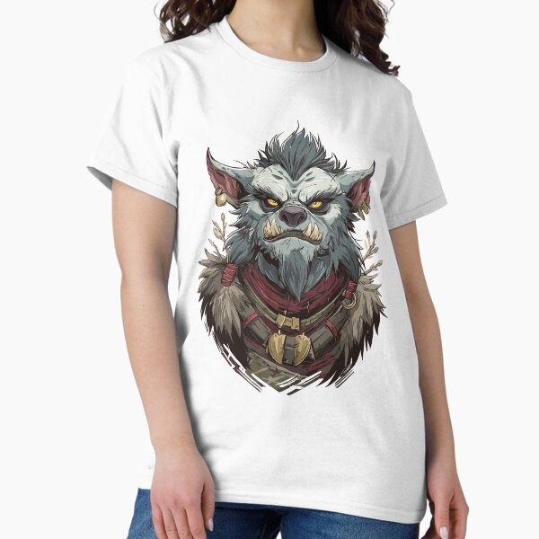 Marauding DnD Gnoll RPG Creature Art Classic T-Shirt