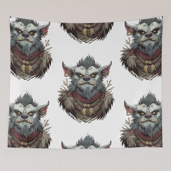 Item preview, Marauding DnD Gnoll RPG Creature Art designed and sold by bapupa.