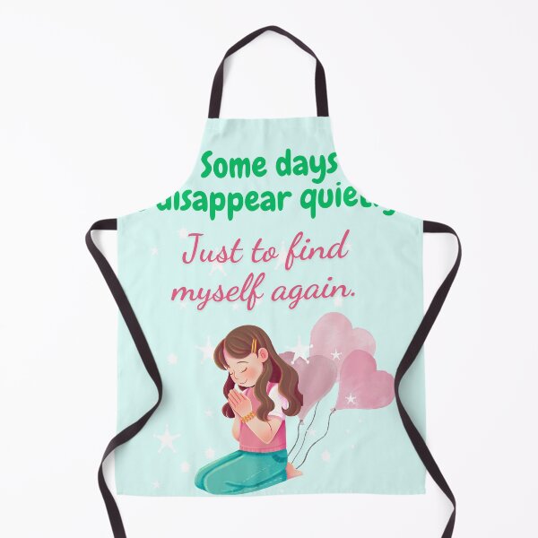 Item preview, Some Days I Disappear Quietly – Emotional Healing Quote designed and sold by TeeTantra.