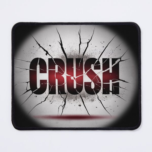 Item preview, CRUSH — Powerful Cracked Text Design designed and sold by jfcreations.