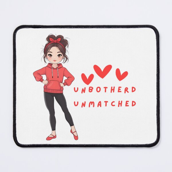 Item preview, Unbothered Unmatched Sassy Ballet Sticker designed and sold by Dance Vibes: Blingit Studios.