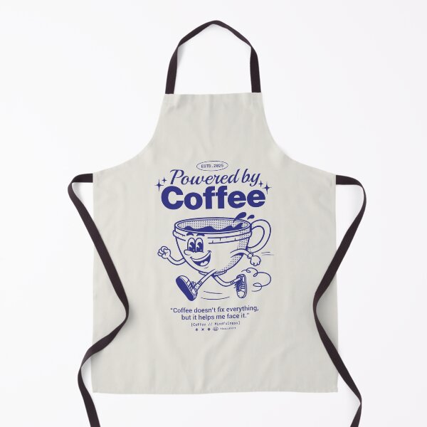 Item preview, Copy of Powered by Coffee – Running Cup Mascot Art designed and sold by Bizzcuitart.