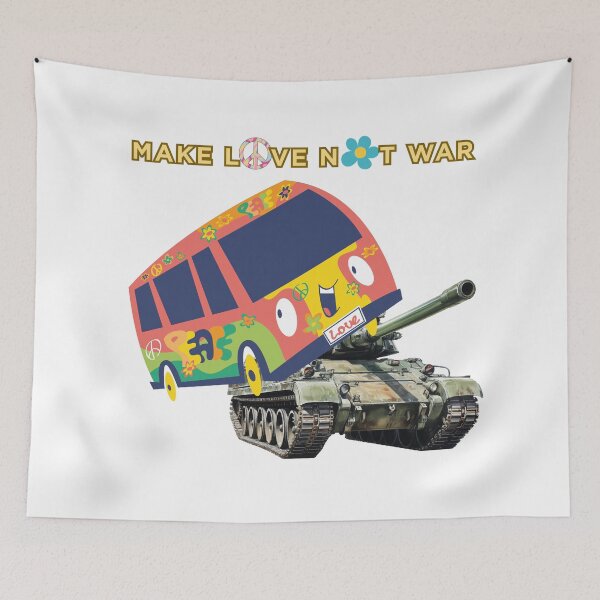 Item preview, Make Love, Not War designed and sold by PixeledCraft.