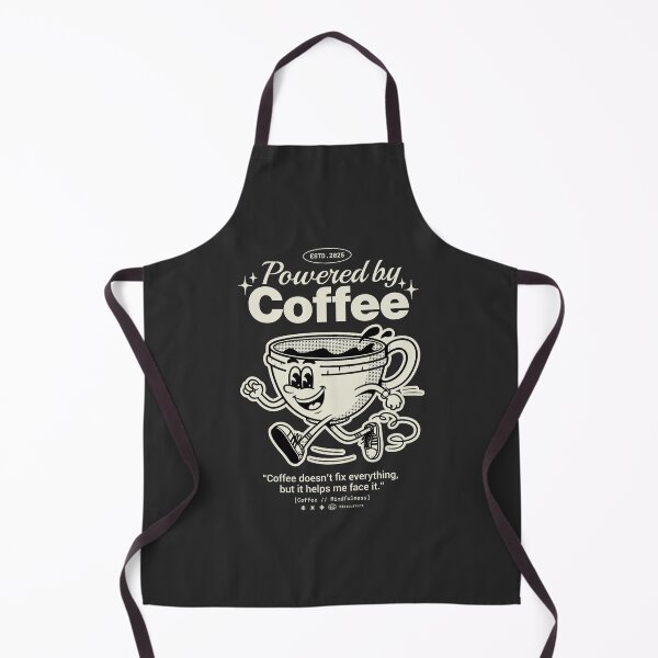 Item preview, Copy of Powered by Coffee – Running Cup Mascot Art designed and sold by Bizzcuitart.