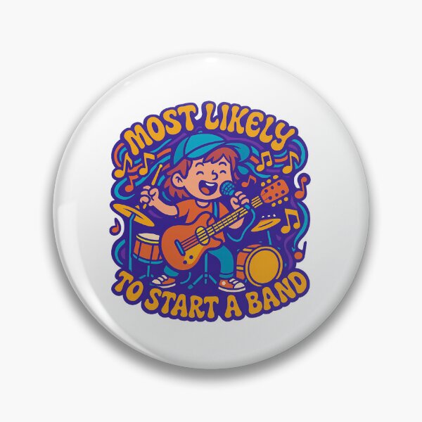 Item preview, Most likely to start a band designed and sold by PixeledCraft.