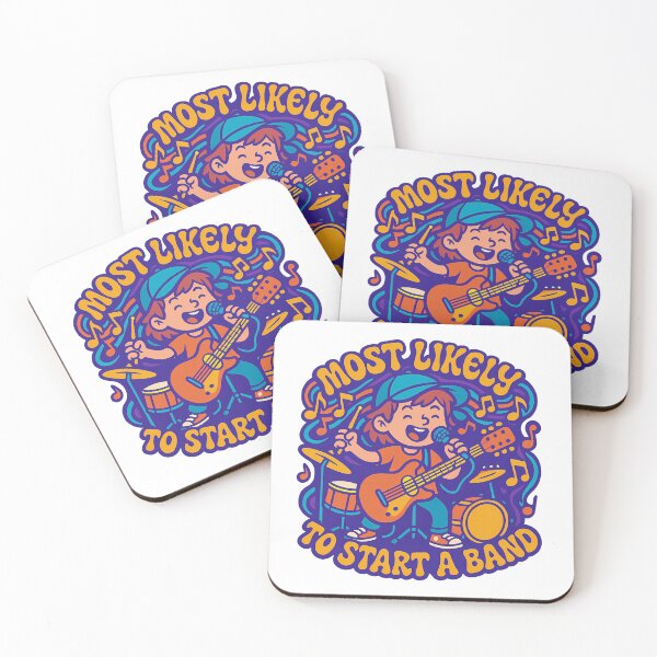 Item preview, Most likely to start a band designed and sold by PixeledCraft.