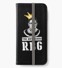 Das notorische RGB T-Shirt Ruth Bader Ginsburg-T-Shirt ich widerspreche T-Shirt iPhone Flip-Case/Hülle/Klebefolie