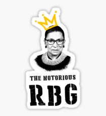 Le t-shirt Notorious RGB t-shirt Ruth Bader Ginsburg je t-shirt dissident Sticker