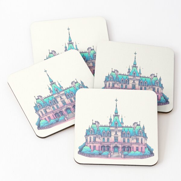 Item preview, French Castle - Modern Chateaucore Aesthetic Wall Art designed and sold by Sugar Wisdom .