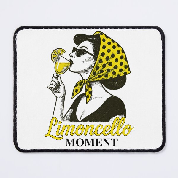 Item preview, Retro 50s style Elegant Woman Drinking Limoncello Spritz designed and sold by BeaverFriends.
