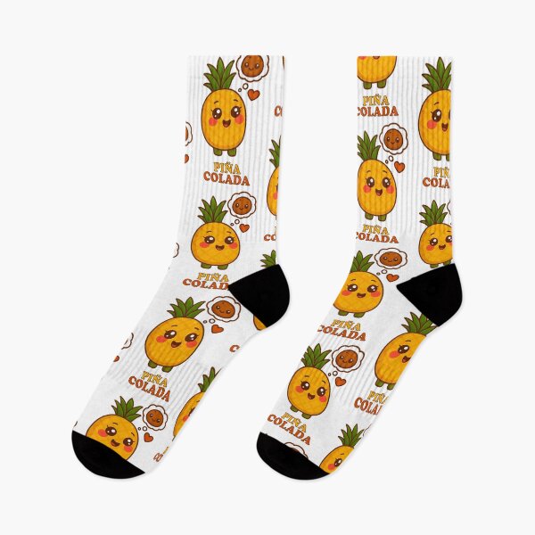 Item preview, PIÑA COLADA – Kawaii Dreamy Pineapple with Coconut Design for T-shirts, Mugs, and Stickers designed and sold by WordPlayLab.