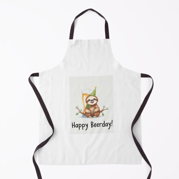 Item preview, Happy Beer-day beer Gift cute meme sloth designed and sold by CheeseBlueprint.