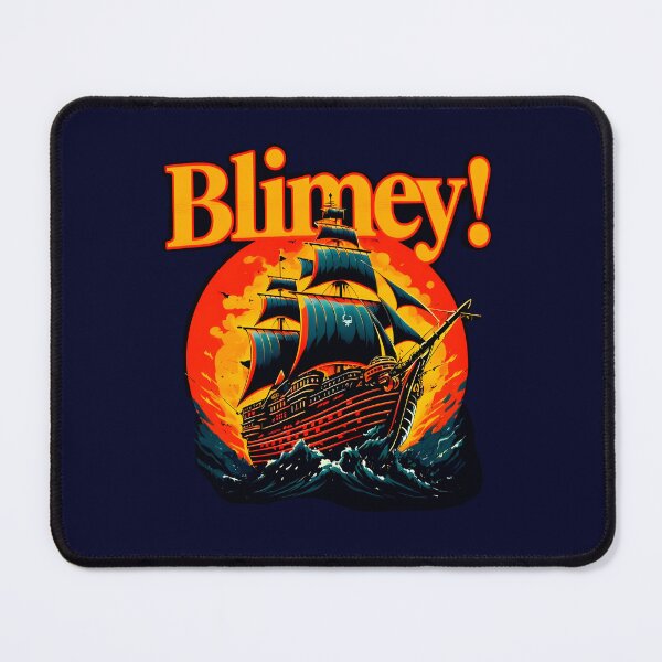 Item preview, Blimey! – Vintage Pirate Ship at Sunset designed and sold by FalconLifeStore.