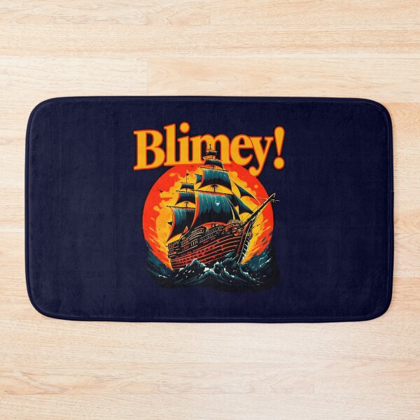 Item preview, Blimey! – Vintage Pirate Ship at Sunset designed and sold by FalconLifeStore.