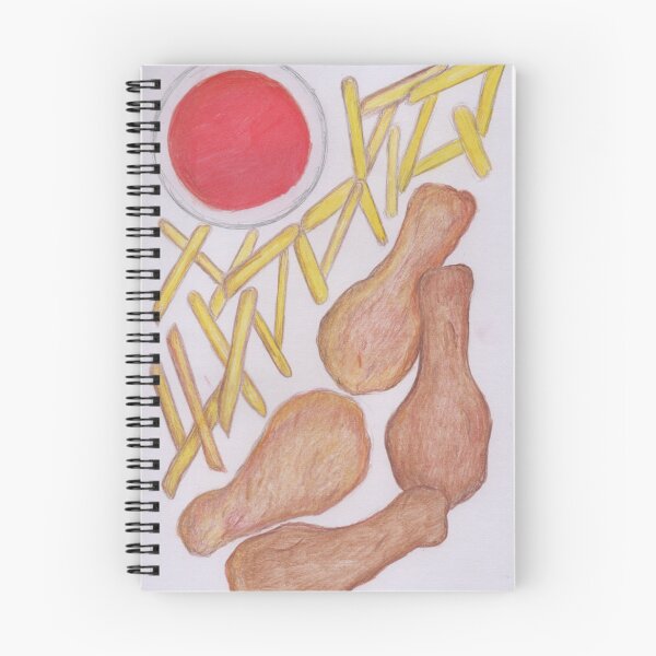 Item preview, Chicken and chips with sauce designed and sold by Artbysarah23.