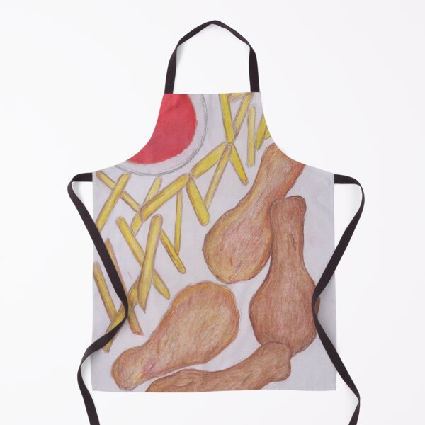Item preview, Chicken and chips with sauce designed and sold by Artbysarah23.