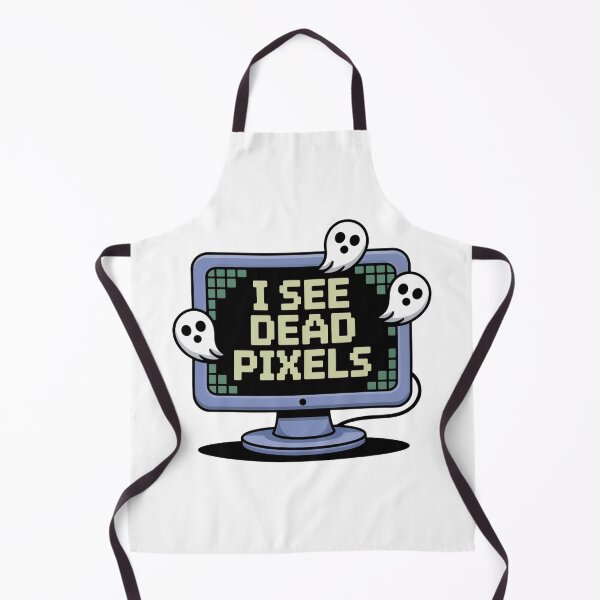 Item preview, I See Dead Pixels – Funny ghost monitor design for nerds designed and sold by einfachdesign.