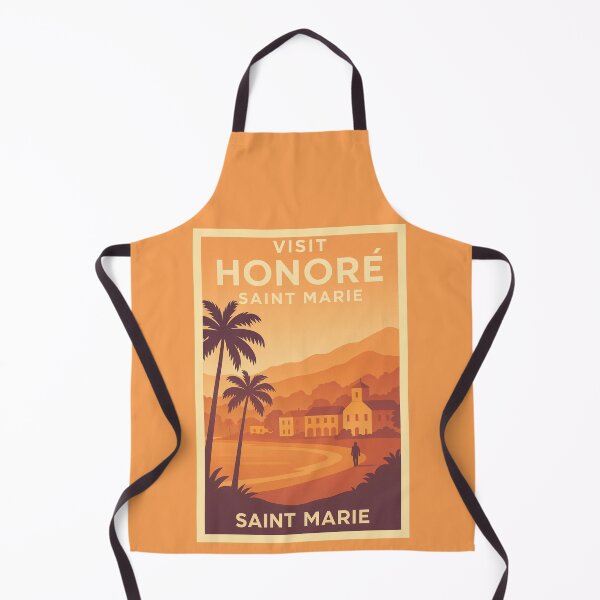 Item preview, Visit Saint Marie – Vintage Travel Poster Inspired by Death in Paradise designed and sold by Deliberate Creations.