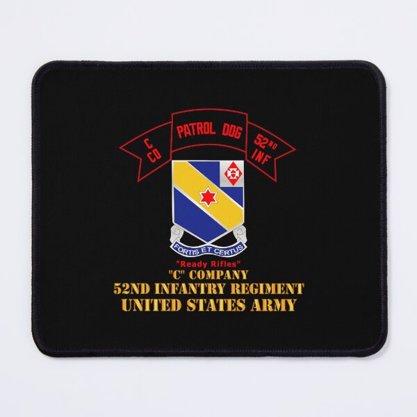 Item preview, Army - C Co 52nd Infantry - Patrol Dog - Ready Rifles designed and sold by Military Insignia Products.