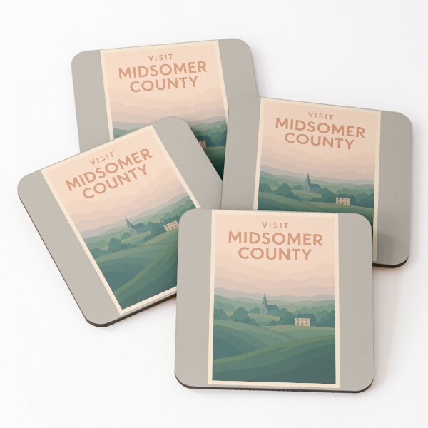 Item preview, Visit Midsomer County – Vintage Travel Poster Inspired by Midsomer Murders designed and sold by Deliberate Creations.