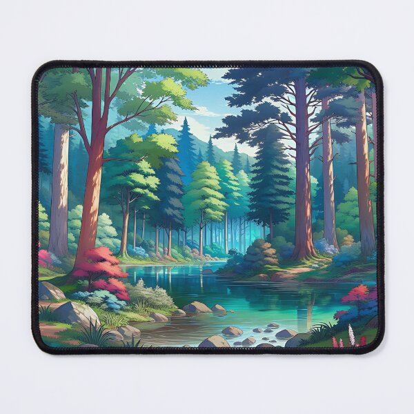 Item preview, Anime forest landscape graphics designed and sold by KaitoArtDesigns.