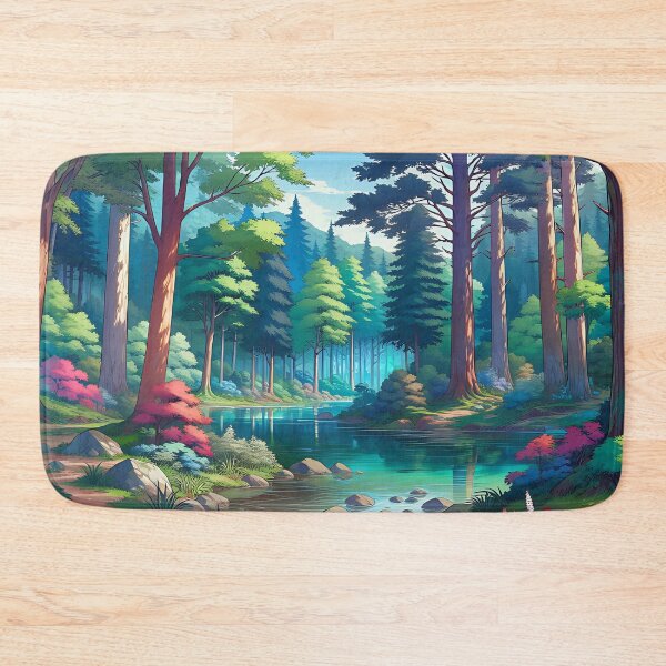Item preview, Anime forest landscape graphics designed and sold by KaitoArtDesigns.