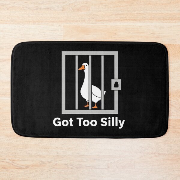 Item preview, Got Too Silly - Funny Silly Goose in Jail Meme designed and sold by rafalZielinski.