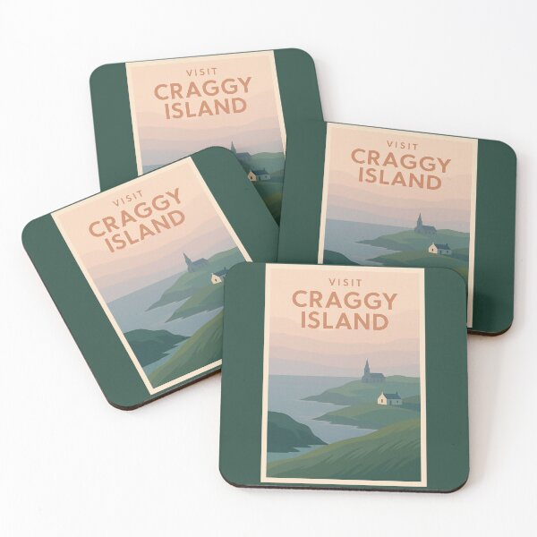 Item preview, Visit Craggy Island – Vintage Travel Poster Inspired by Father Ted designed and sold by Deliberate Creations.