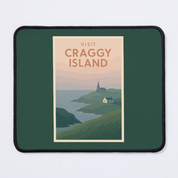Item preview, Visit Craggy Island – Vintage Travel Poster Inspired by Father Ted designed and sold by Deliberate Creations.