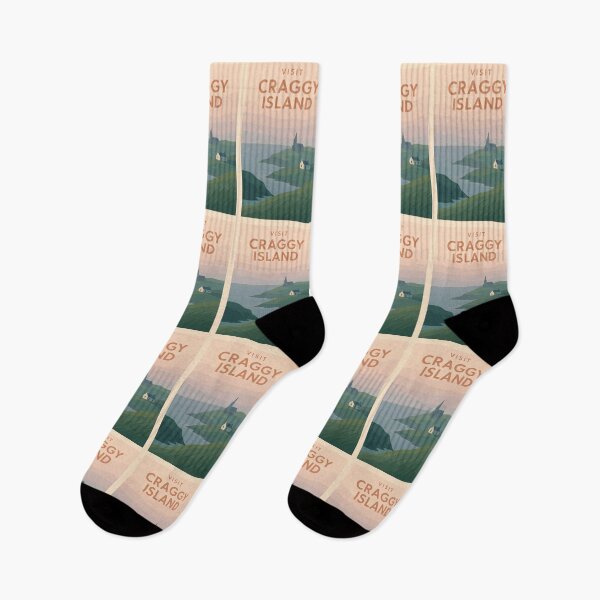 Item preview, Visit Craggy Island – Vintage Travel Poster Inspired by Father Ted designed and sold by Deliberate Creations.