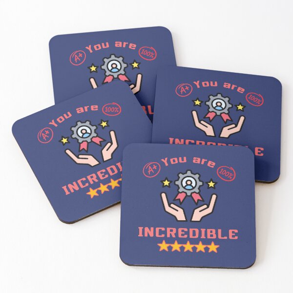 Item preview, You Are Incredible – 5 Stars Positive Motivation Design designed and sold by Chillspire.
