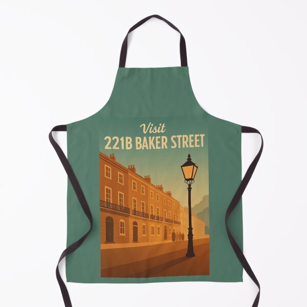 Item preview, Explore 221B Baker Street – Retro Sherlock Holmes Travel Poster designed and sold by Deliberate Creations.