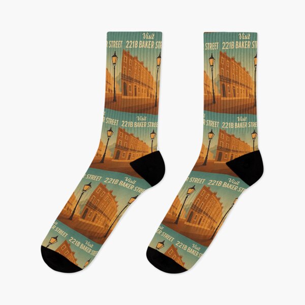 Item preview, Explore 221B Baker Street – Retro Sherlock Holmes Travel Poster designed and sold by Deliberate Creations.