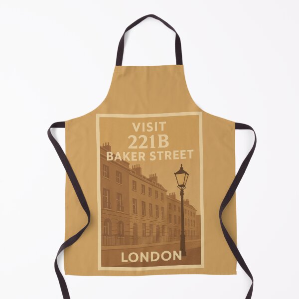 Item preview, Visit 221B Baker Street – Sherlock Holmes Vintage Travel Poster designed and sold by Deliberate Creations.