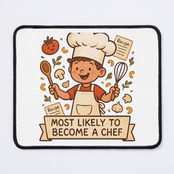 Item preview, Most likely to become a chef designed and sold by PixeledCraft.